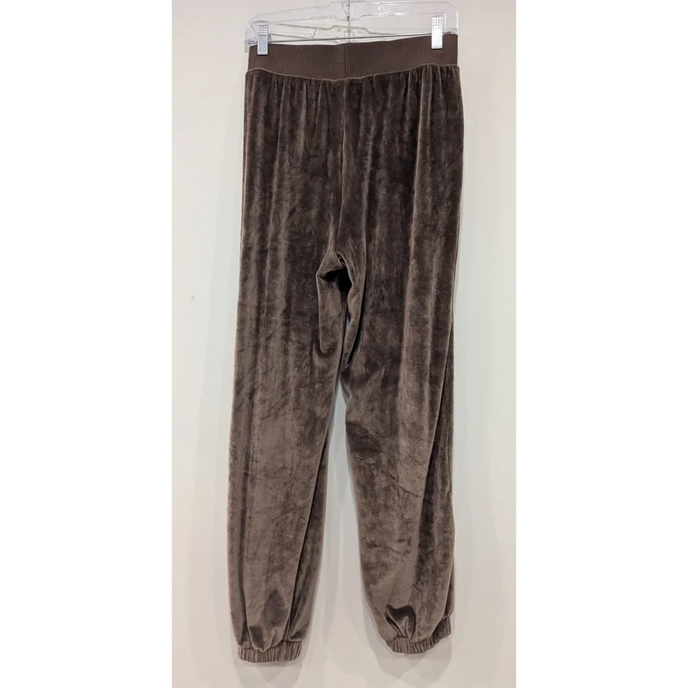 Summersalt Brown Plush Velour Lounge Sweatpants Joggers Size Small